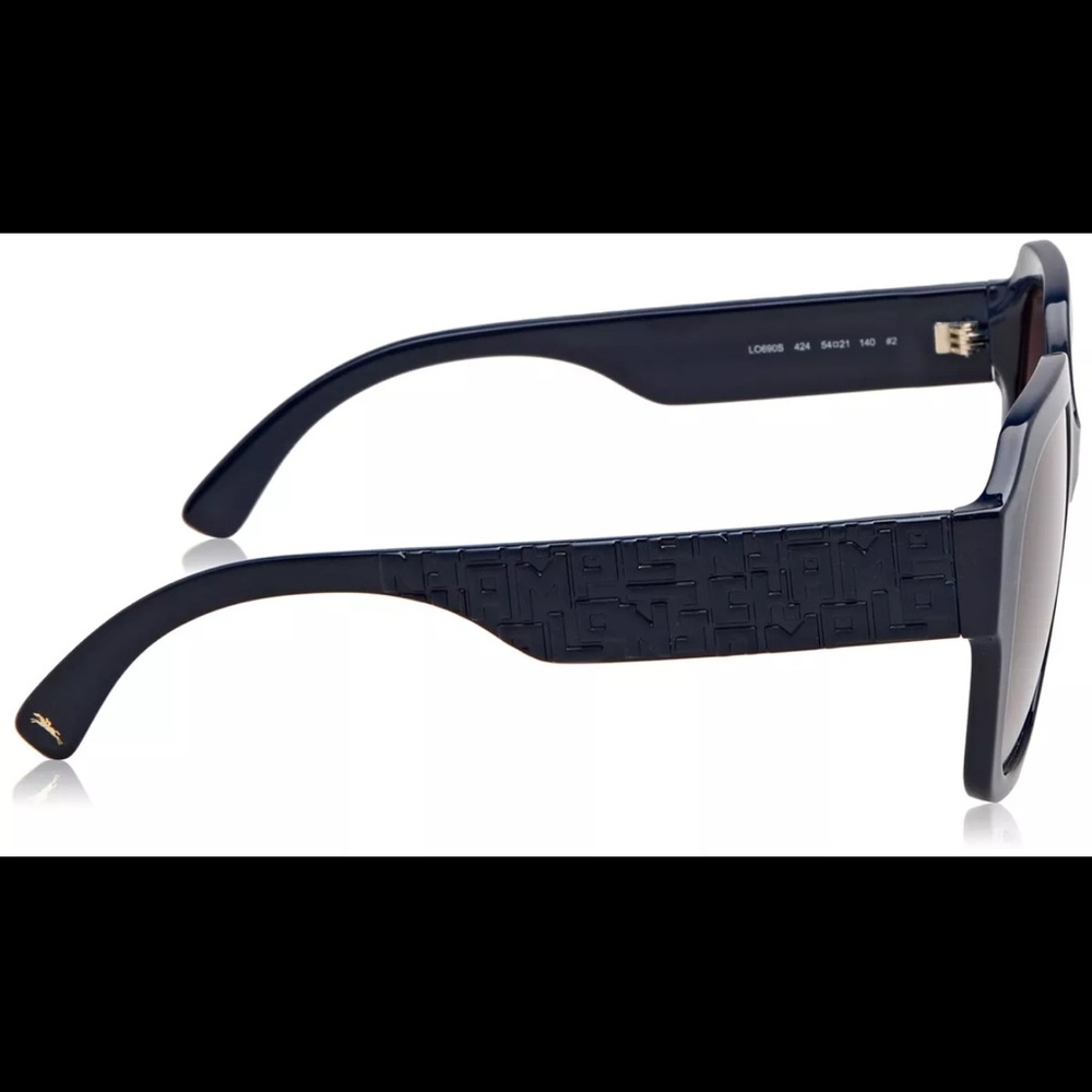 Longchamp Blue Sunglasses with Brown Case - Picture 7 of 8